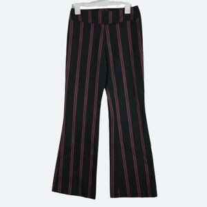 COPY - Lea Rome purple stripe flare pants Slacks Made in France size M
